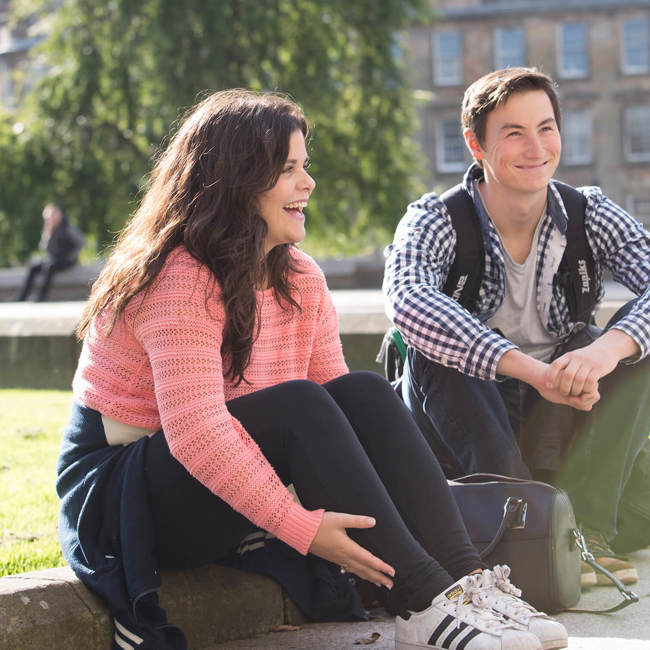 UWS Student enjoying University Life with Friends | University of the West of Scotland